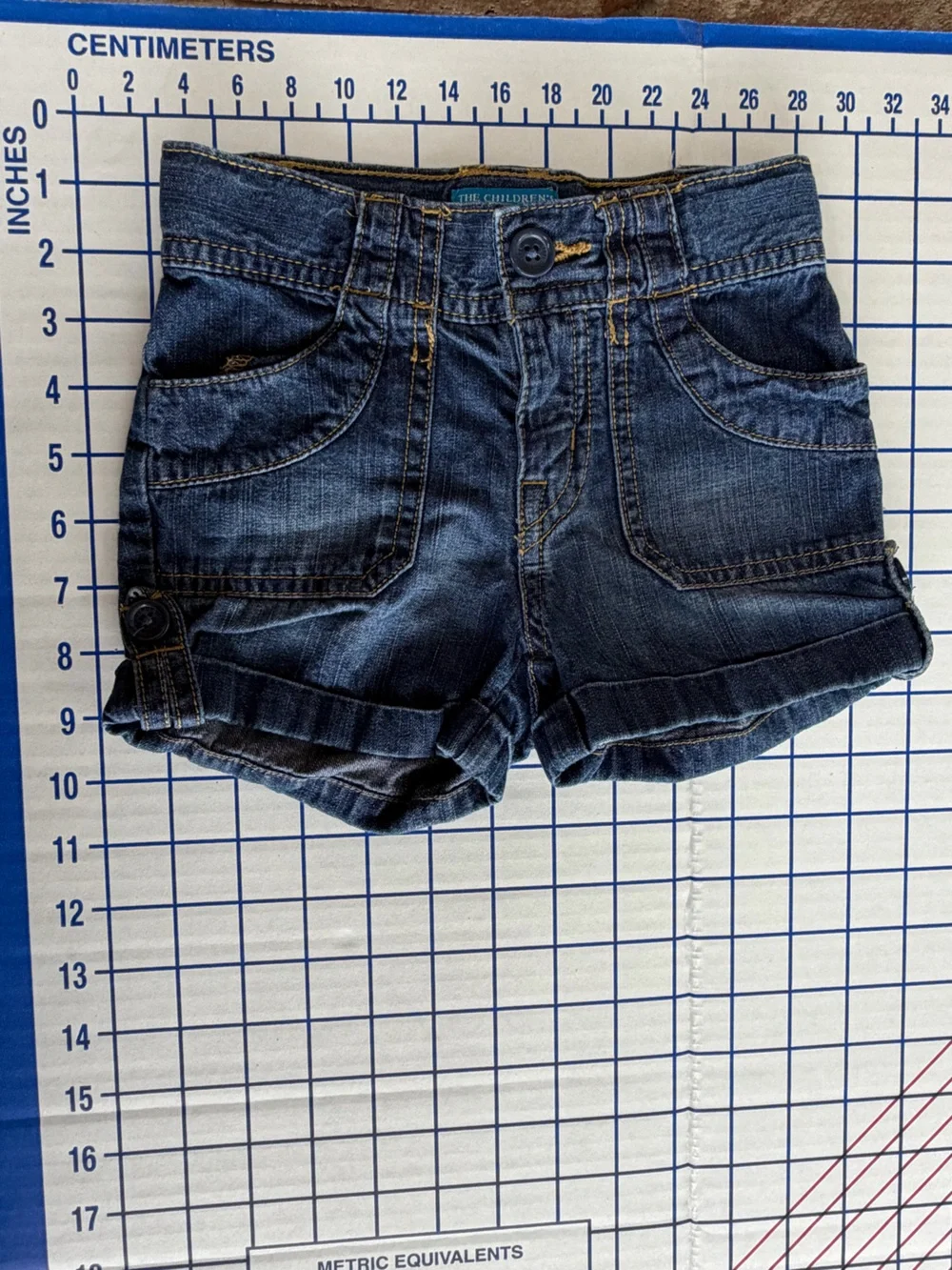 The Children's Place Dark Blue Denim Shorts